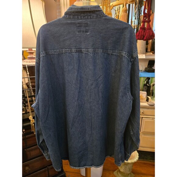 MT # 1001 MEN'S 2X DENIM COLLECTION 100% COTTON SHIRT - Picture 3 of 3